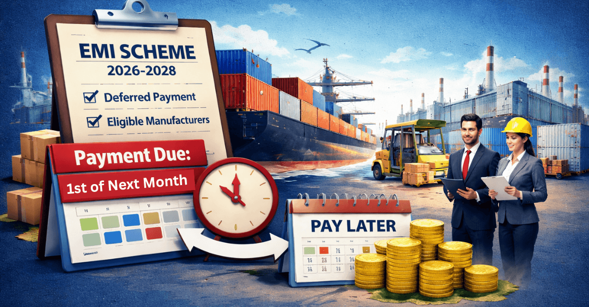 Deferred Customs Duty Payment: Understanding CBIC’s EMI Scheme for Manufacturing Importers
